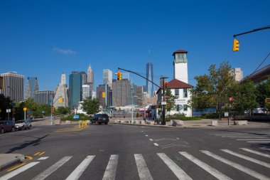 Brooklyn bridge park. Brooklyn bridg önünde açılış fulton