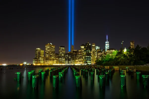 Homenaje a la Luz. Centro de Nueva York —  Fotos de Stock