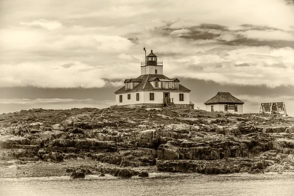 Farol histórico de Egg Rock no Maine — Fotografia de Stock