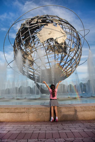 НЬЮ-ЙОРК - 7 сентября 2014 года: Вид на Флашинг Медоуз-Корона Парк Уни — стоковое фото