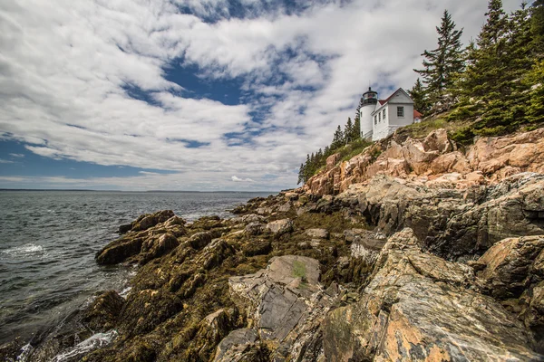 Bass Harbor Lighthouse, Acadia National Park, Maine, USA — Stock Photo, Image