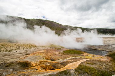 Bisküvi havzasında yellowstone Milli Parkı