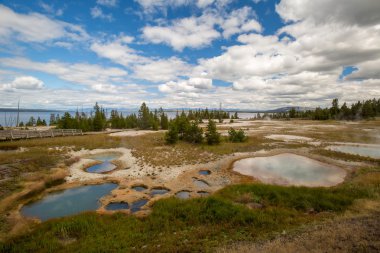 Batı başparmak Şofben havzasında yellowstone Milli Parkı