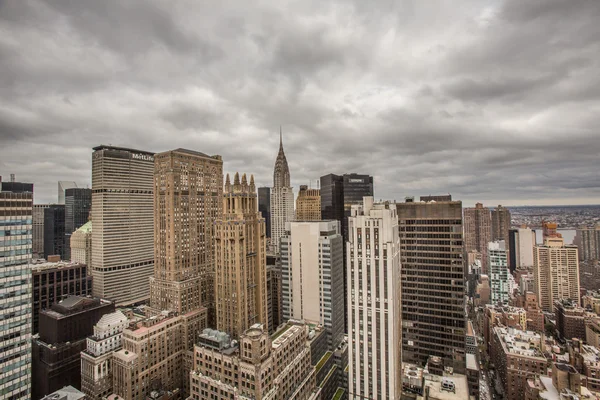 De architectuur van Manhattan, New York. Verenigde Staten — Stockfoto