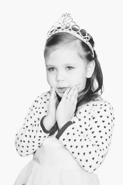Süße Prinzessin Mädchen — Stockfoto