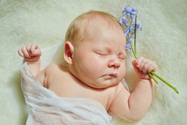 Tatlı küçük Yenidoğan 