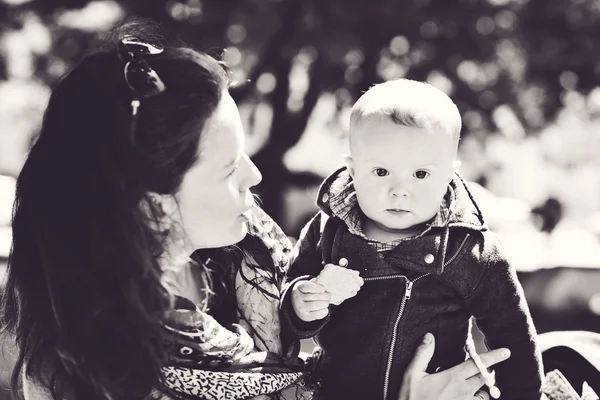 Mother and baby son — Stock Photo, Image