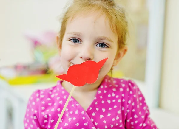 Portrait of little girl — Stock Photo, Image