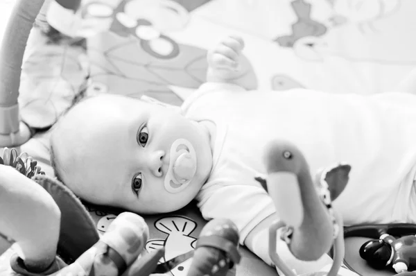 Baby on the carpet — Stock Photo, Image