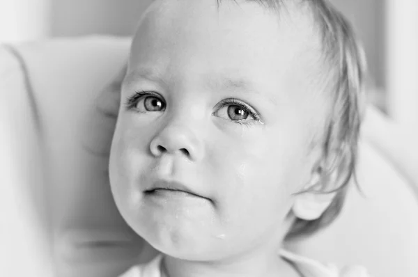 Sad baby girl — Stock Photo, Image