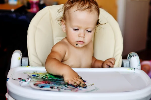 Baby ritning — Stockfoto