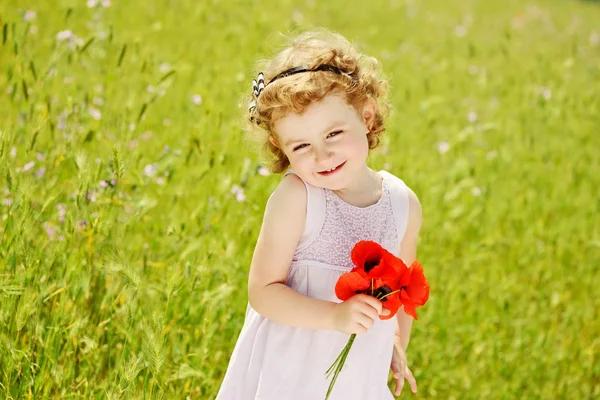 Lovely toddler girl — Stock Photo, Image