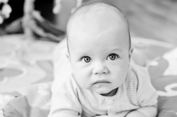 Baby  on the carpet — Stock Photo, Image