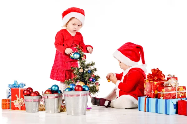 Due aiutanti di Babbo Natale — Foto Stock