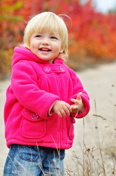 Happy toddler  girl — Stock Photo, Image