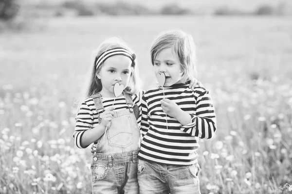 Twee meisjes vrienden — Stockfoto