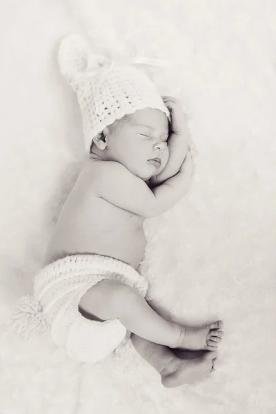 Dolce sonno neonato — Foto Stock