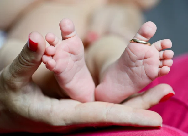 Foot of baby — Stock Photo, Image