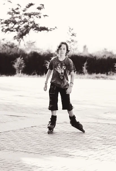 Roller boy — Stock Photo, Image