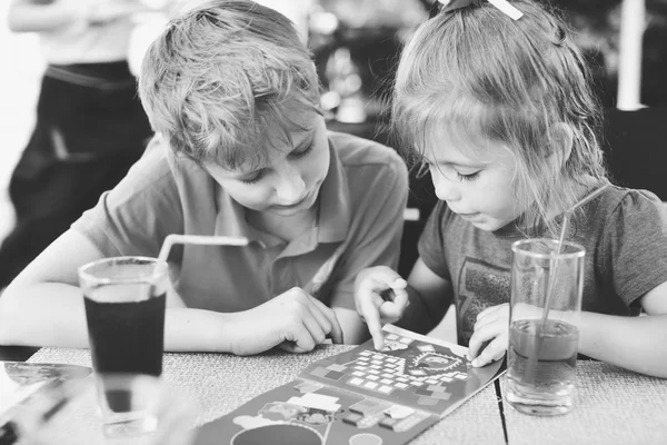 Brother and sister — Stock Photo, Image