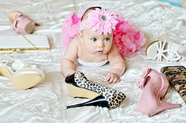 Fashion baby girl — Stock Photo, Image