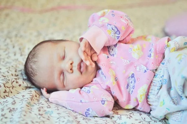 Sweet newborn girl Royalty Free Stock Photos