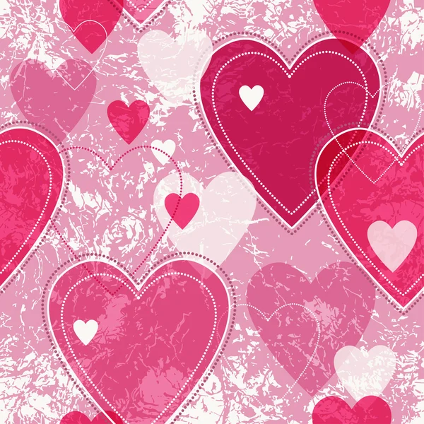 Motif sans couture Saint-Valentin — Image vectorielle