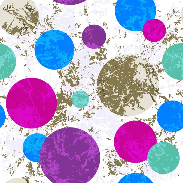 Grungy fond blanc avec des ballons colorés — Image vectorielle