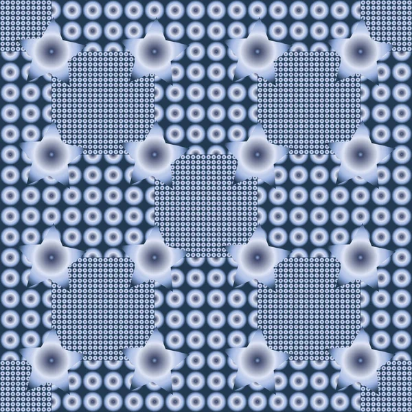 Creative Decorative Background Image Matrix Blue Background Vector Eps — Stock Vector