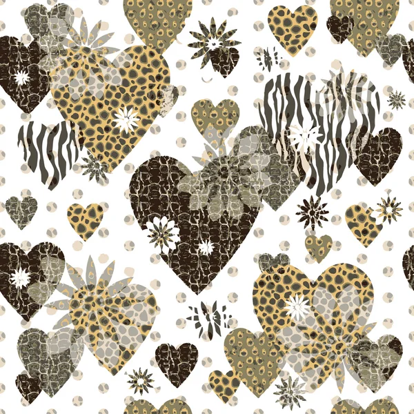 Dikişsiz desenli Sevgililer 