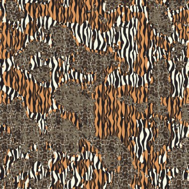 Çizgili desenli kare 