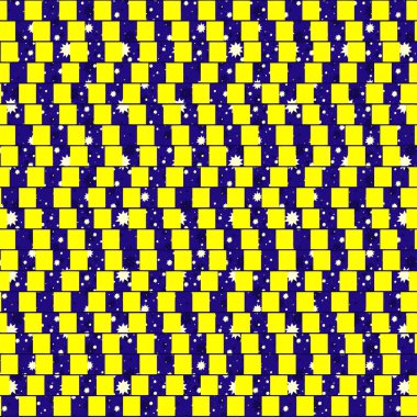 Desenli soyut çerçeve