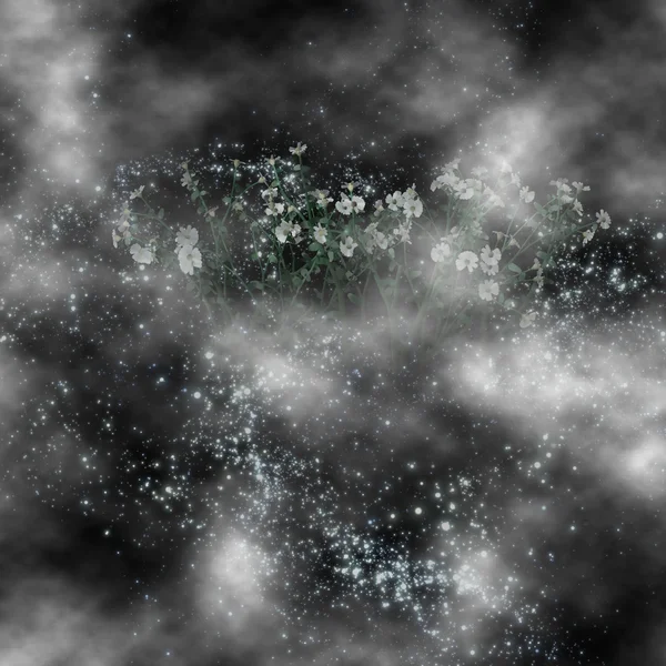 Geheimnisvolle Gänseblümchen in einer fernen Galaxie — Stockfoto