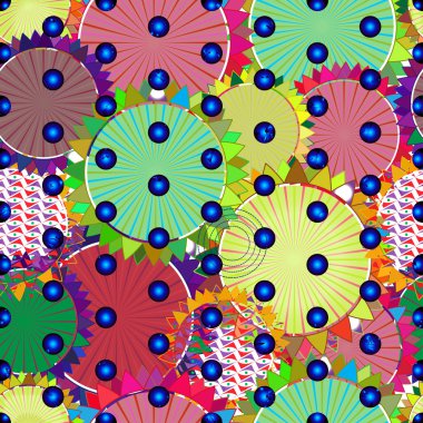 süslü sorunsuz doku 