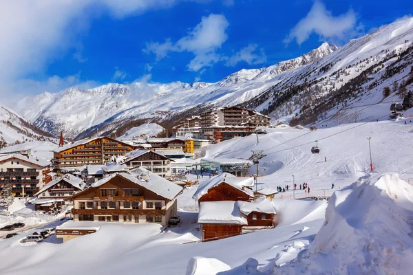 Skigebiet obergurgl Österreich — Stockfoto