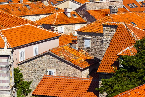 Cidade velha em Budva Montenegro — Fotografia de Stock