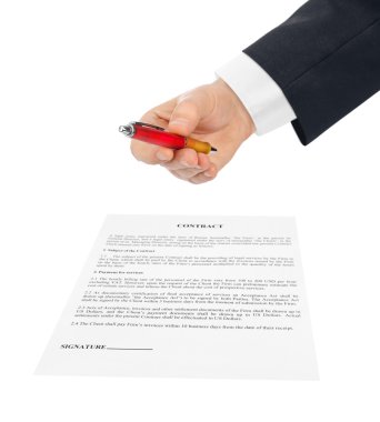 kalemi ile el ve sözleşme