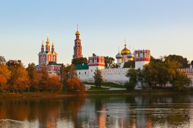 Moskova Rusya 'daki Novodevichiy manastırı
