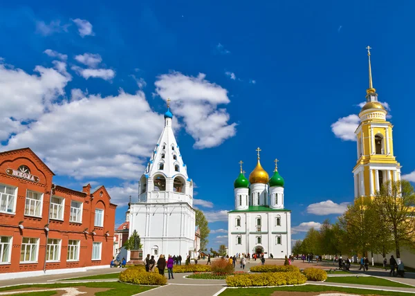 Cathedral square in Kolomna Kremlin - Moscow region - Russia — Stock Photo, Image