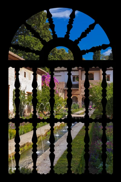 Palatset Alhambra i granada Spanien — Stockfoto