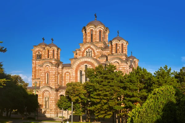 베오그라드-세르비아에에서 성 마르코 교회 — 스톡 사진