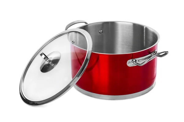 Red steel pan — Stock Photo, Image