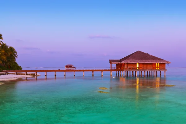 A sziget Maldív-szigetek Spa szalon — Stock Fotó
