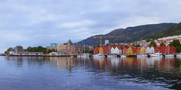 Bergen Norveç panorama — Stok fotoğraf