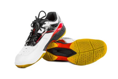 Spor spor ayakkabı beyaz arka plan üzerinde izole