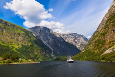 Fjord sognefjord - Norveç