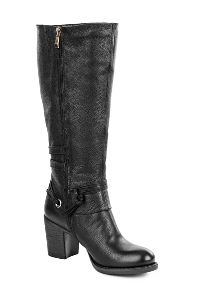 Noir femme bottes — Photo