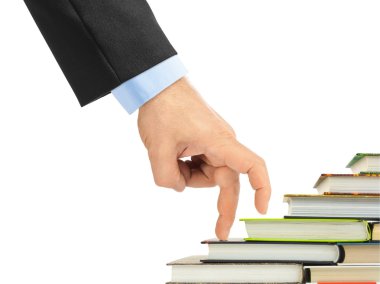 el ve kitap merdiven