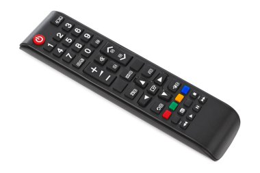 Uzaktan kontrol beyaz arkaplanda izole edildi