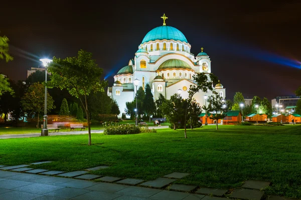 성 사바 성당-베오그라드-세르비아 — 스톡 사진